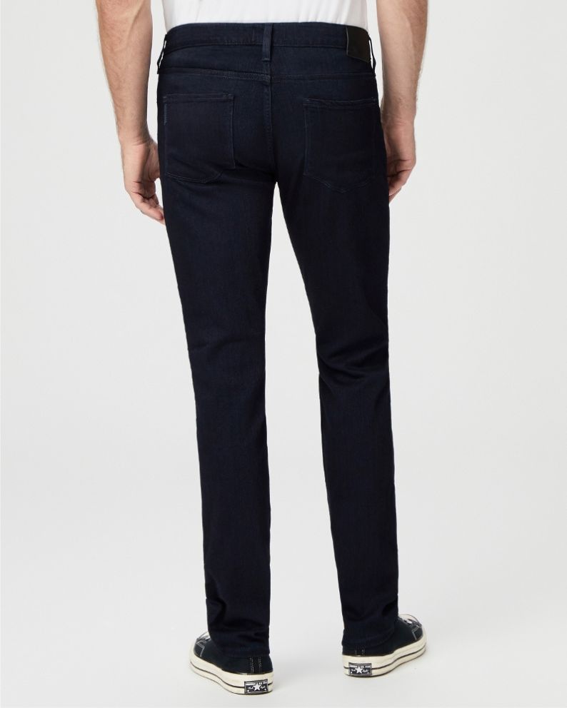 PAIGE Federal Inkwell Slim Straight Jeans - Dark Blue