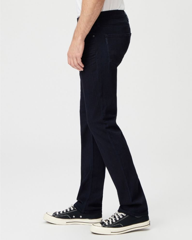 PAIGE Federal Inkwell Slim Straight Jeans - Dark Blue