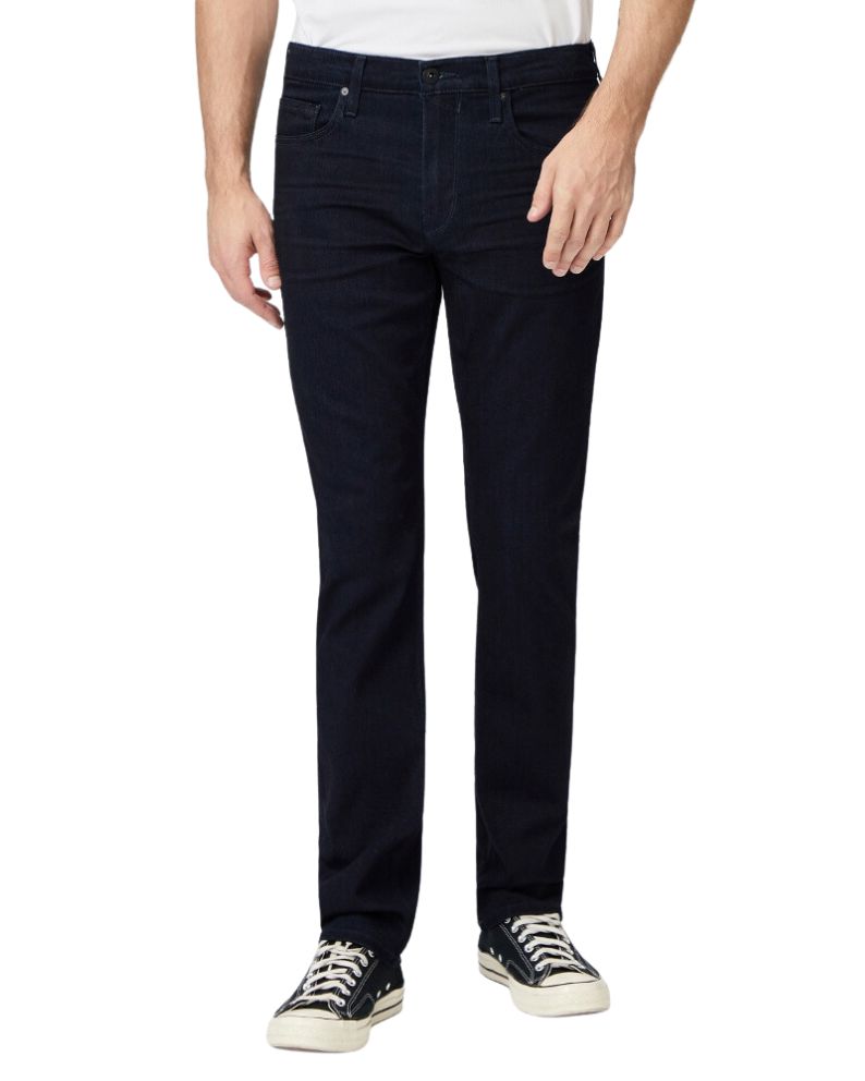 PAIGE Federal Inkwell Slim Straight Jeans - Dark Blue