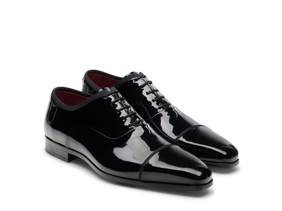 Magnanni Jadiel Patent Leather Oxford Shoe - Black