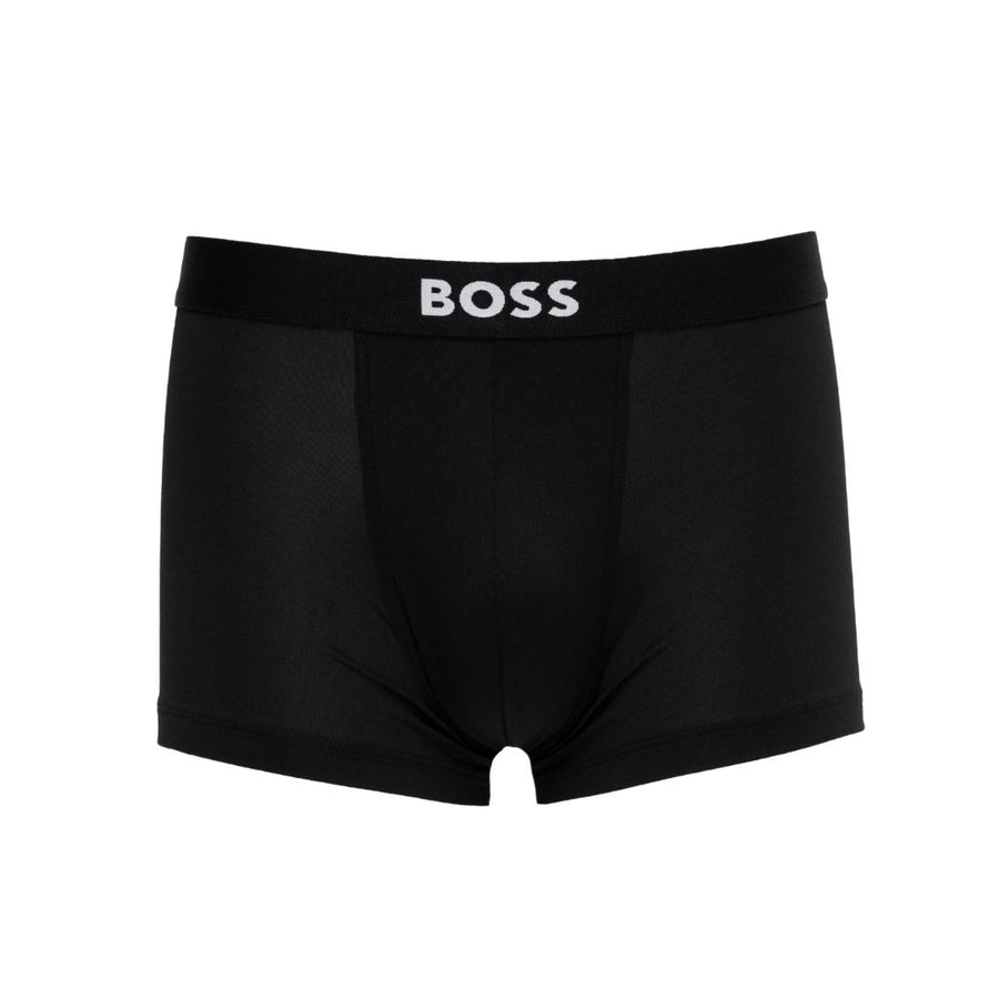 BOSS Micro 3-Pack Stretch-Cotton Trunks – Black