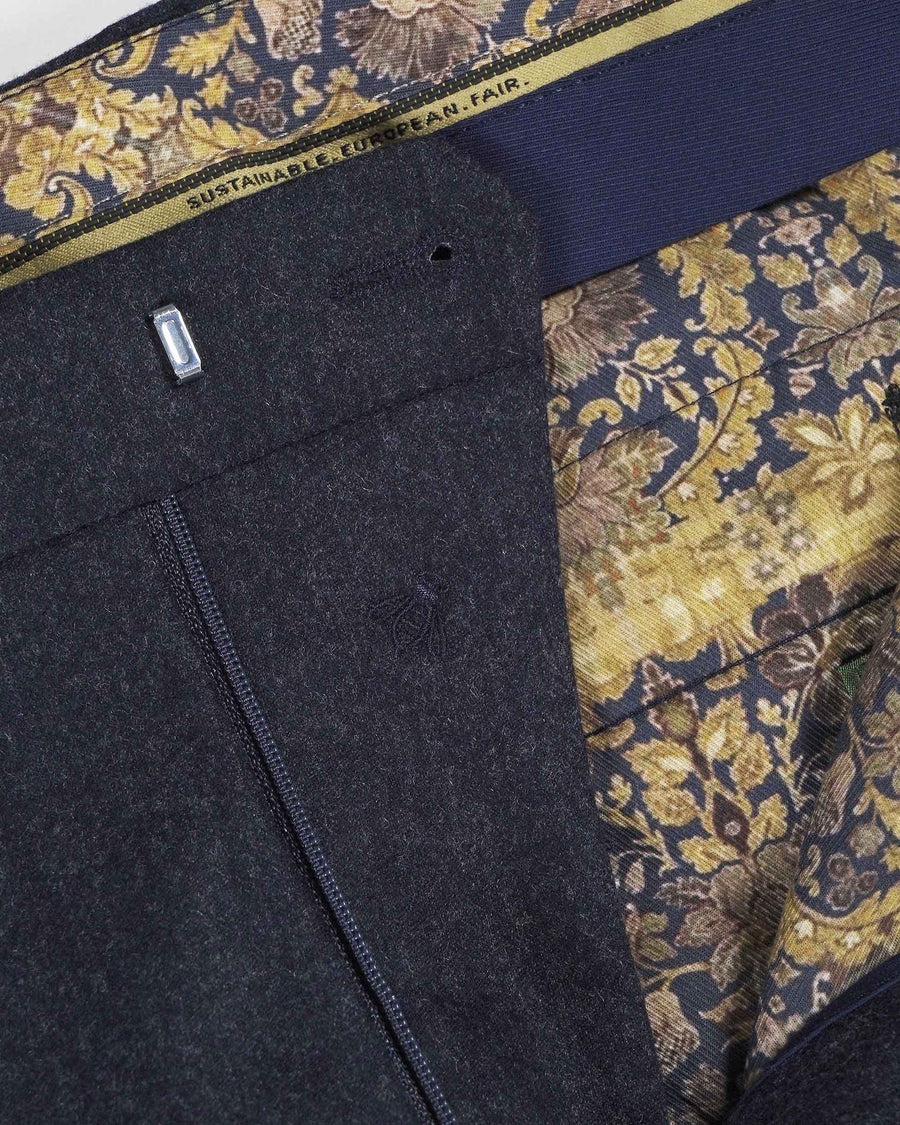 Meyer Bonn Ultimate Flannel Trousers – Blue