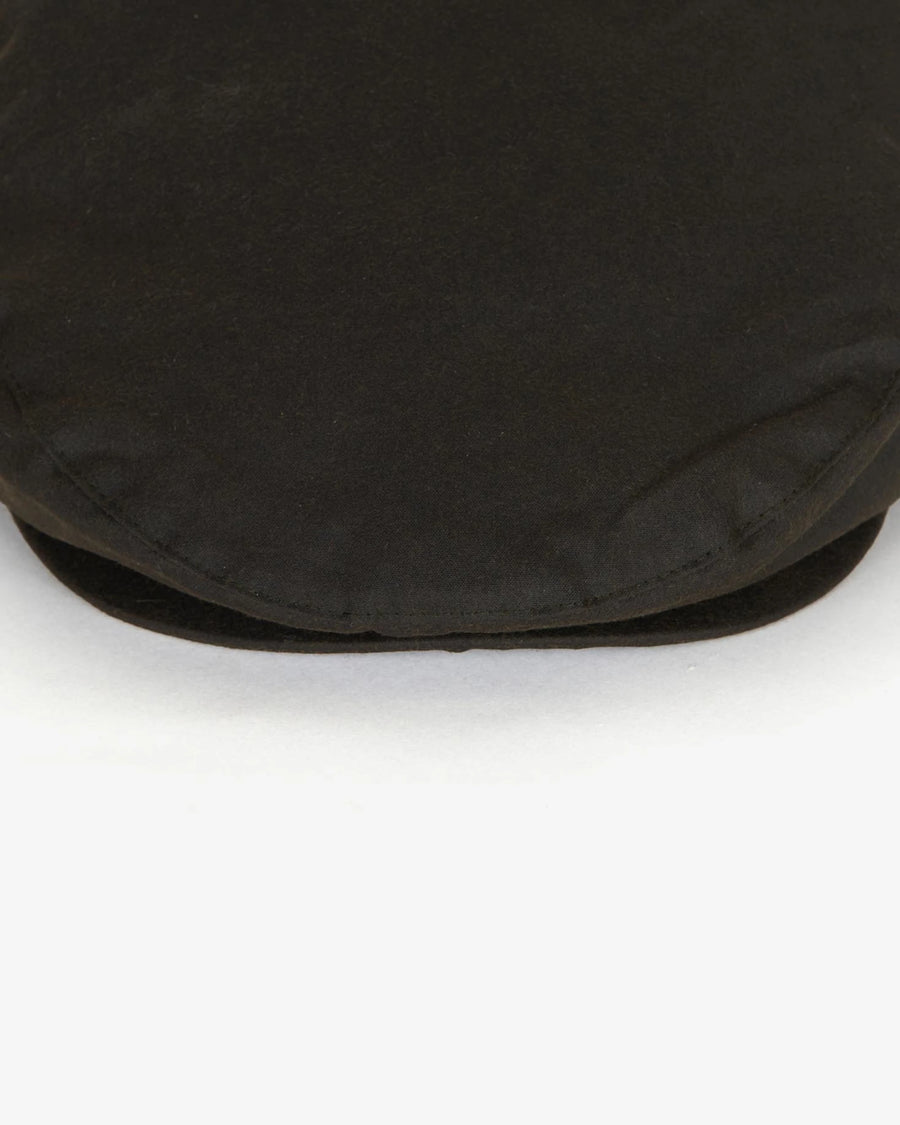 Barbour Waxed Flat Cap - Olive