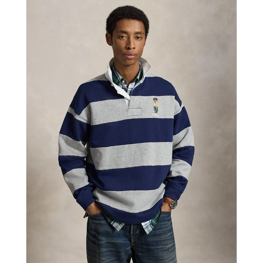 Polo Ralph Lauren Big Fit Polo Bear Rugby Sweatshirt - Navy