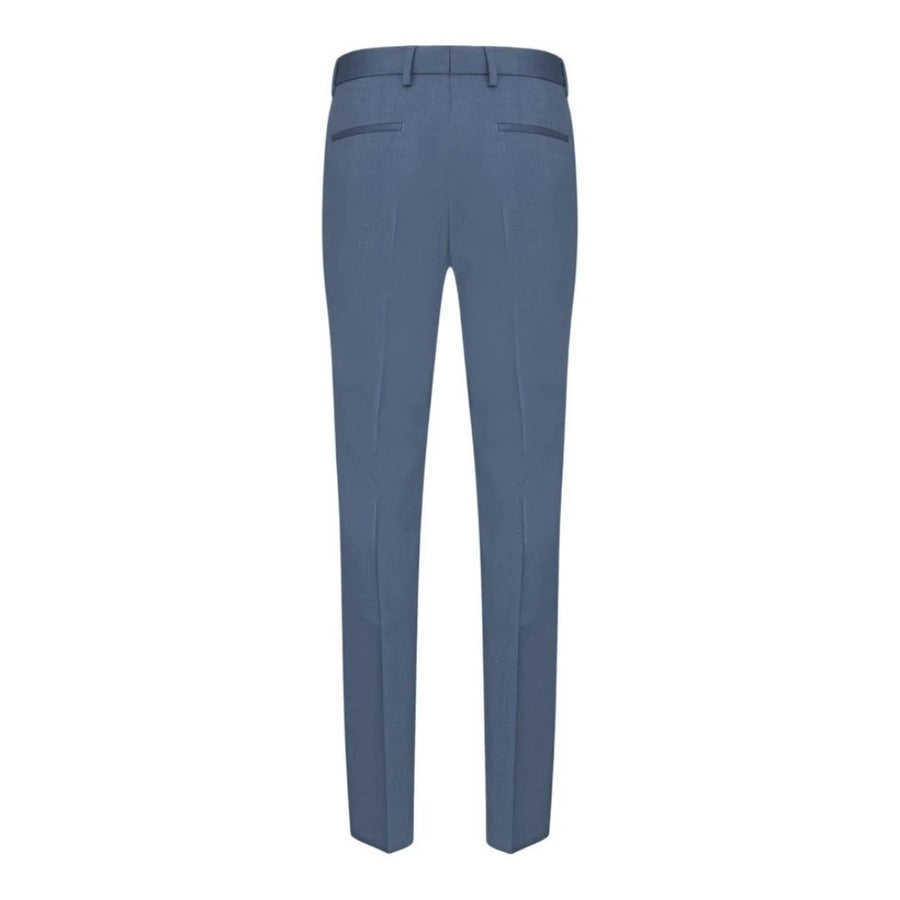 BOSS Black H-Genius Slim Fit Suit Trousers – Blue