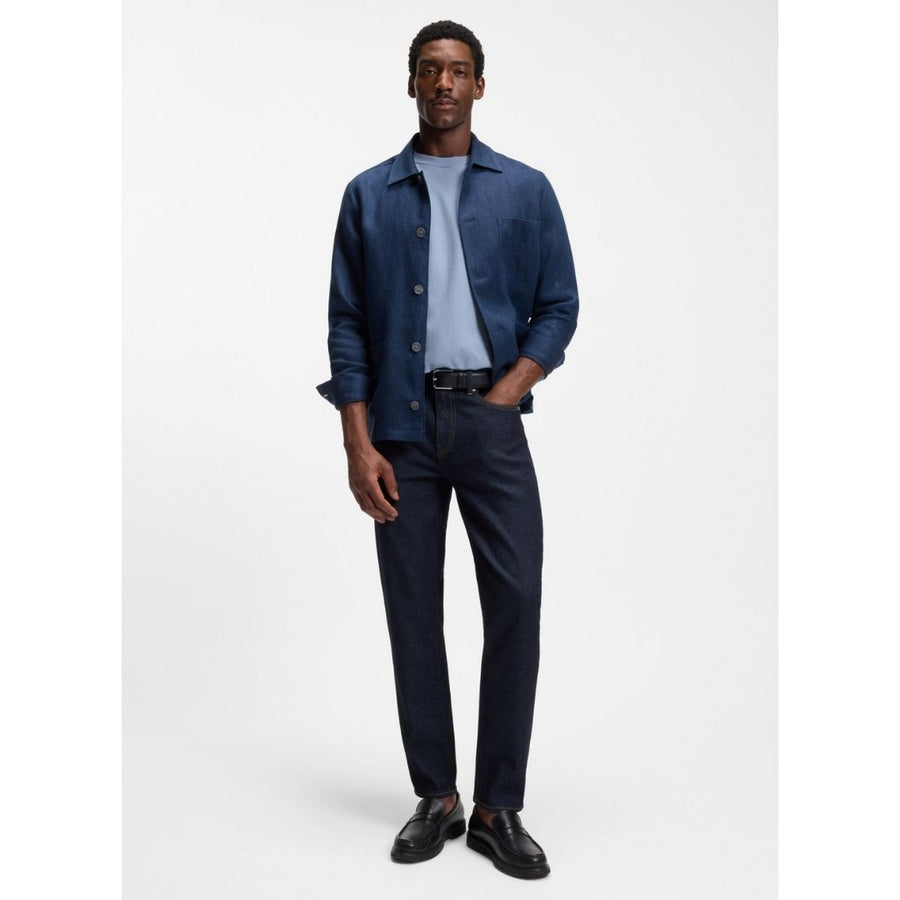 BOSS Upacas Logo Sweater – Blue