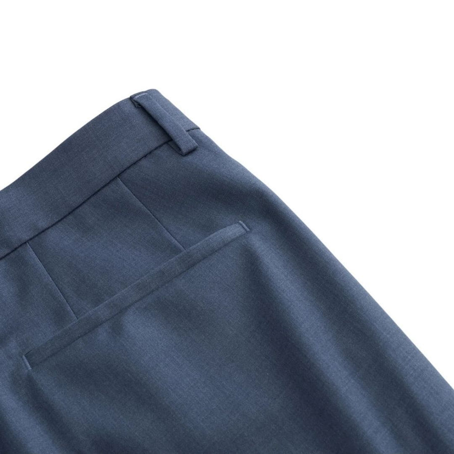 BOSS Black H-Genius Slim Fit Suit Trousers – Blue