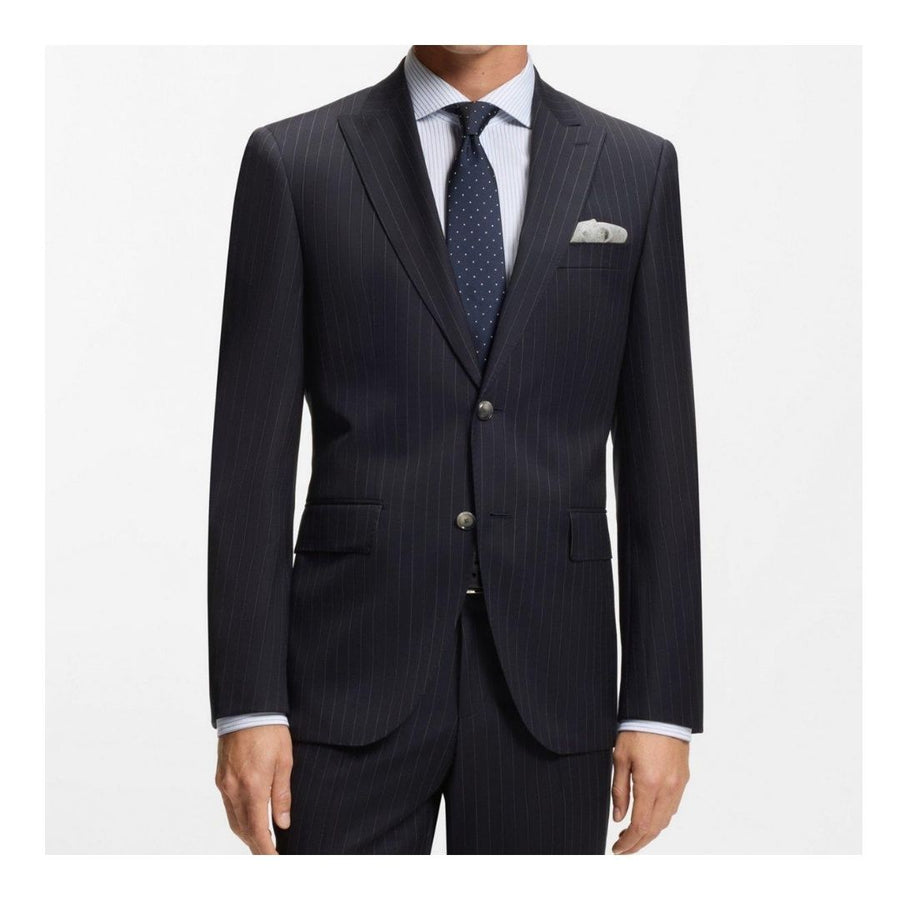BOSS Black H-Jeckson 2-Piece Striped Suit – Blue