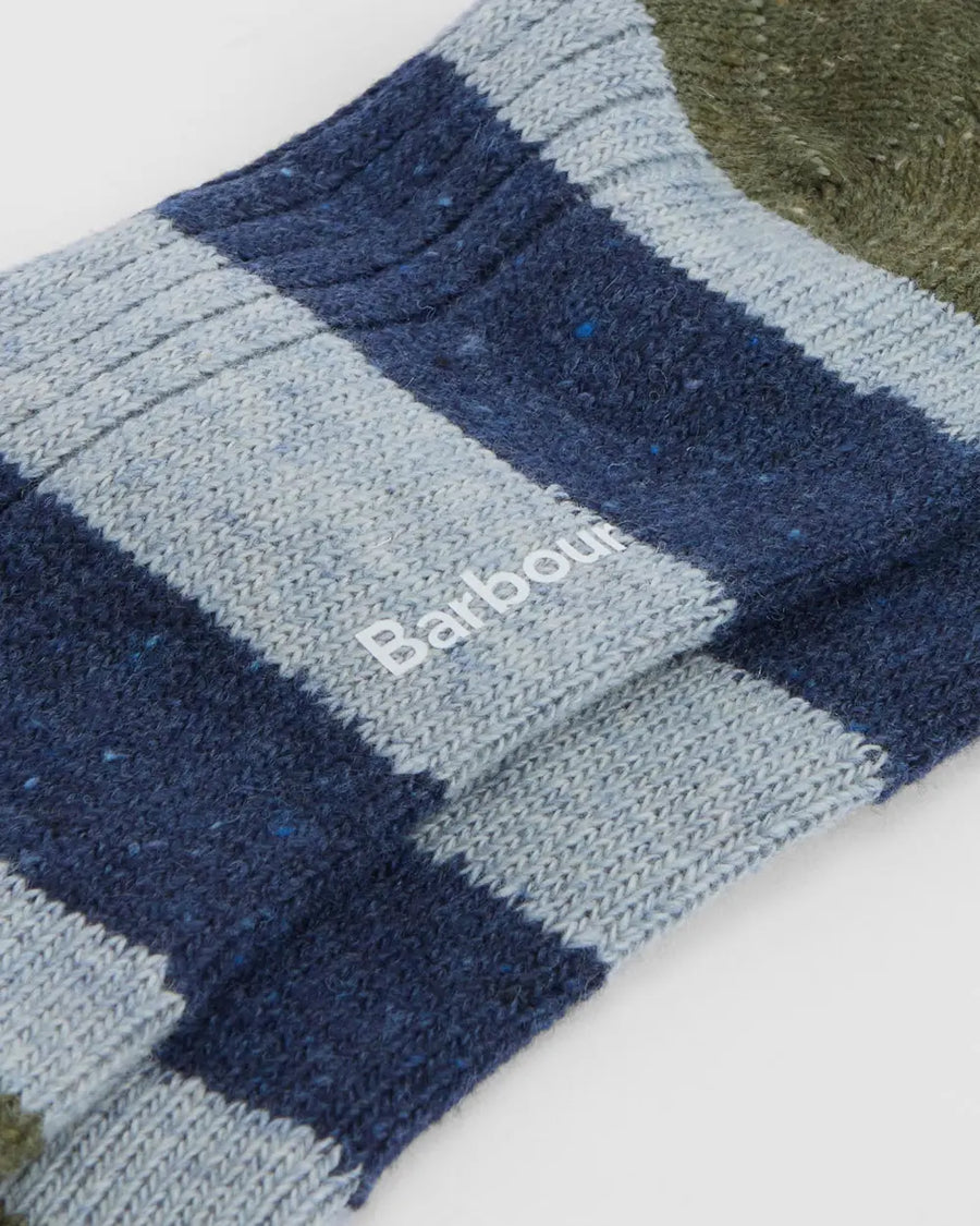 Barbour Houghton Stripe Socks - Blue