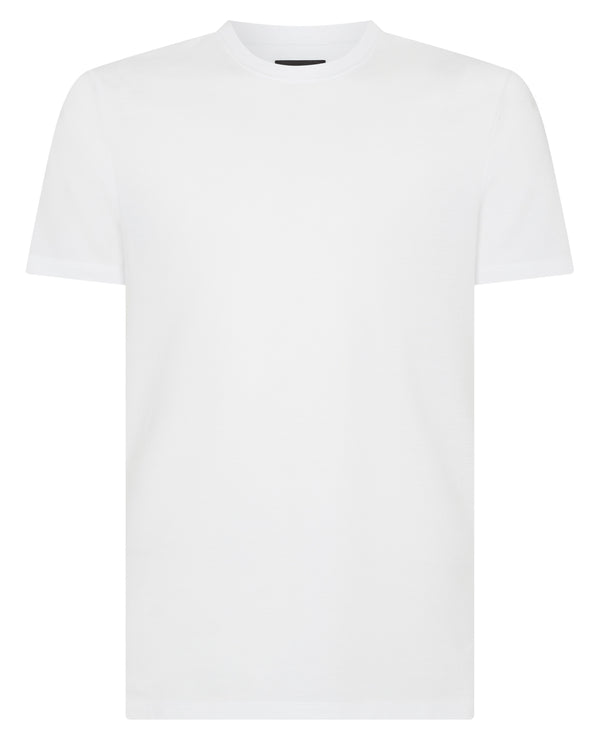 Remus Uomo Short Sleeve Casual T-Shirt - White