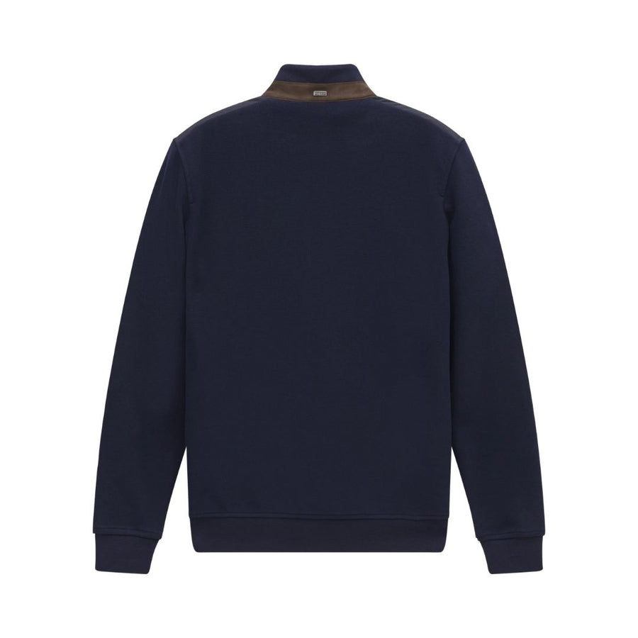 Bugatti Knitted Sweater Jacket - Navy