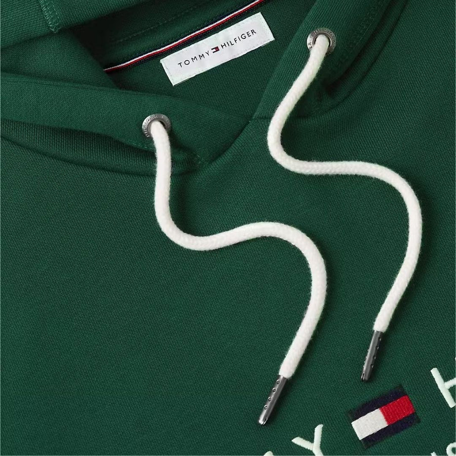 Tommy Hilfiger Logo Hoodie – Green