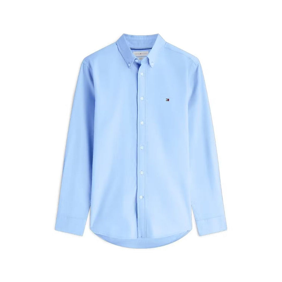 Tommy Hilfiger Flex Flannel Regular Fit Shirt – Blue