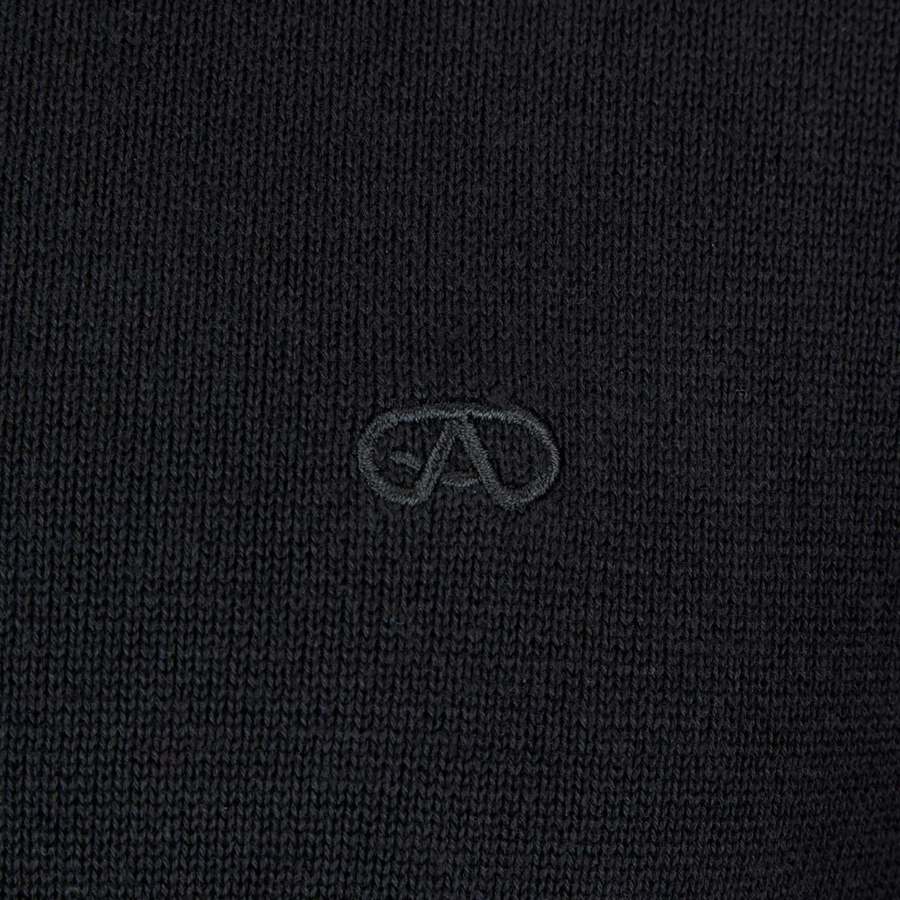 Andre Tory Half Zip - Black
