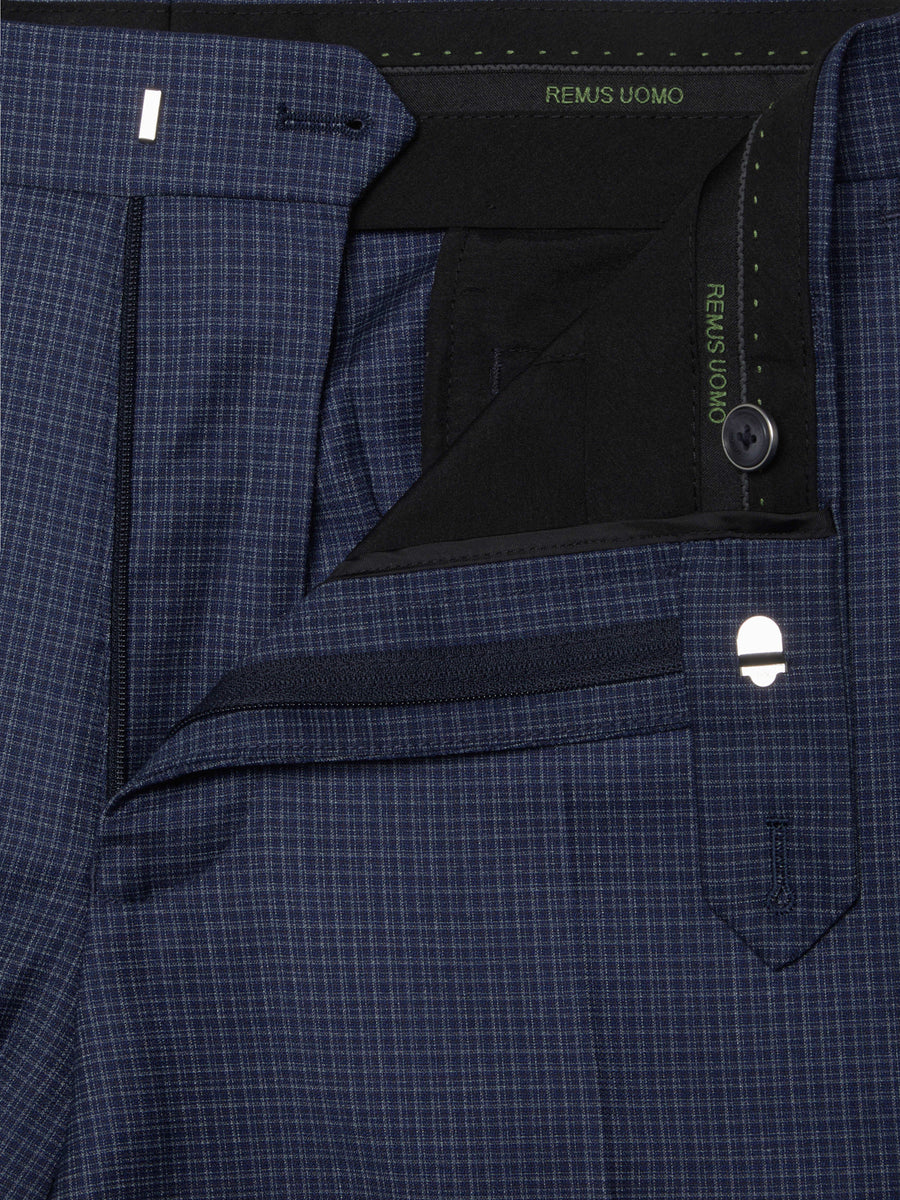 Remus Uomo Massa Formal Trousers - Blue