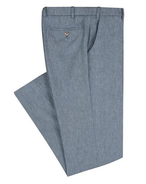 Remus Uomo Petro Formal Trousers - Blue