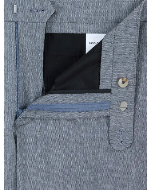 Remus Uomo Petro Formal Trousers - Blue