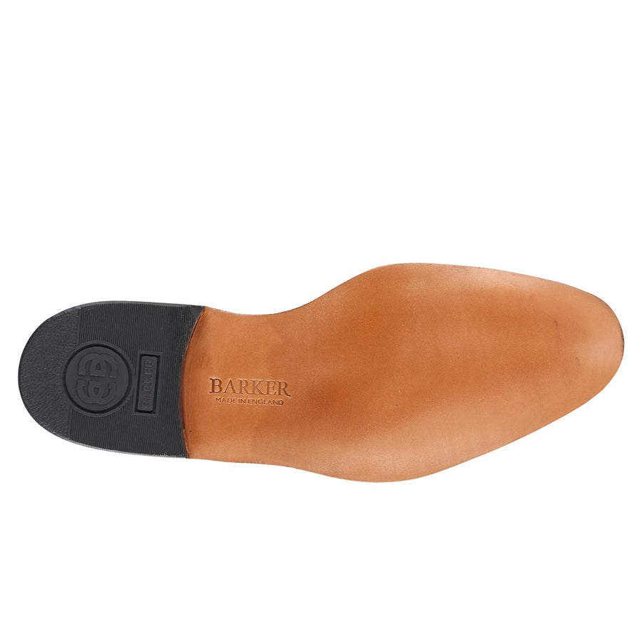 Barker Madeley Patent Oxford Shoe - Black