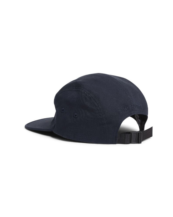 Norse Projects Twill 5 Panel Cap - Navy