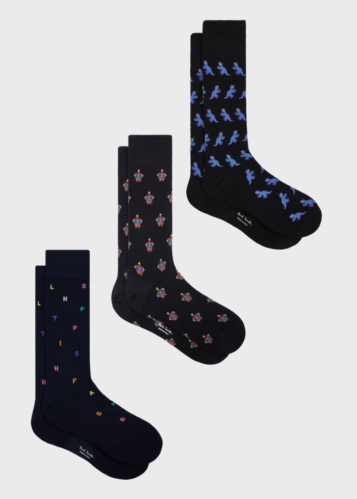 Paul Smith 3-Pack Sock Cracker Gift Set – Multi