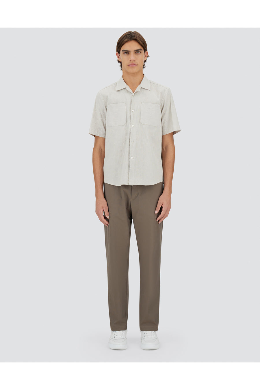 Herno TECH BARRE Casual Shirt - Chantilly