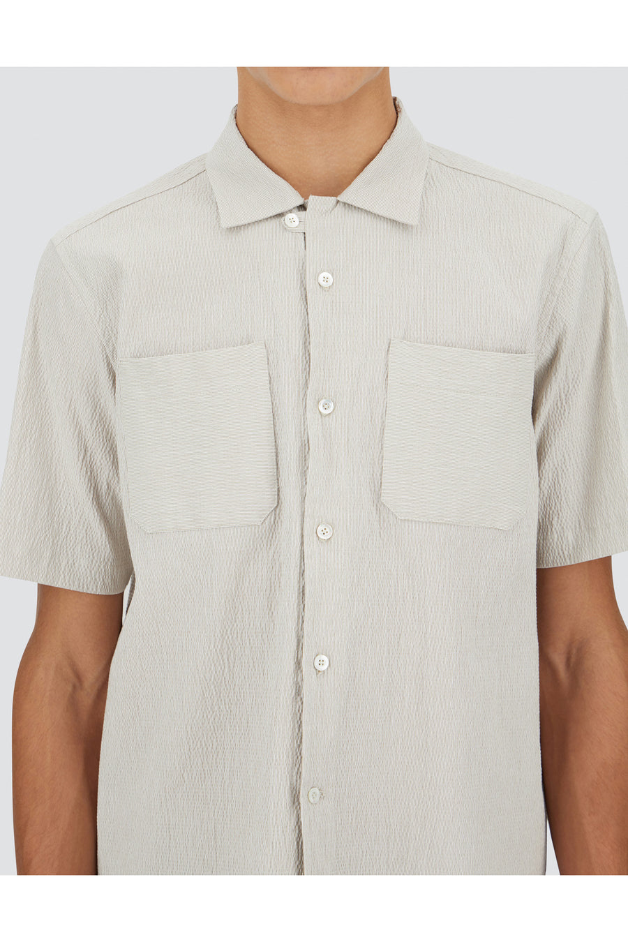 Herno TECH BARRE Casual Shirt - Chantilly