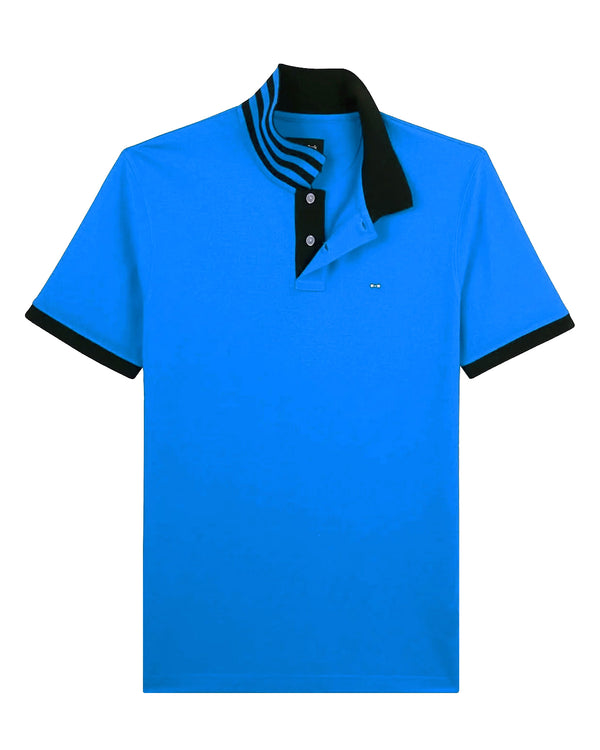 Eden Park Pima Polo Shirt - Blue