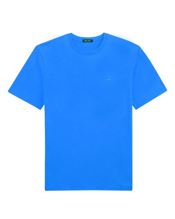 Eden Park Pima Crew Neck T-Shirt - Blue