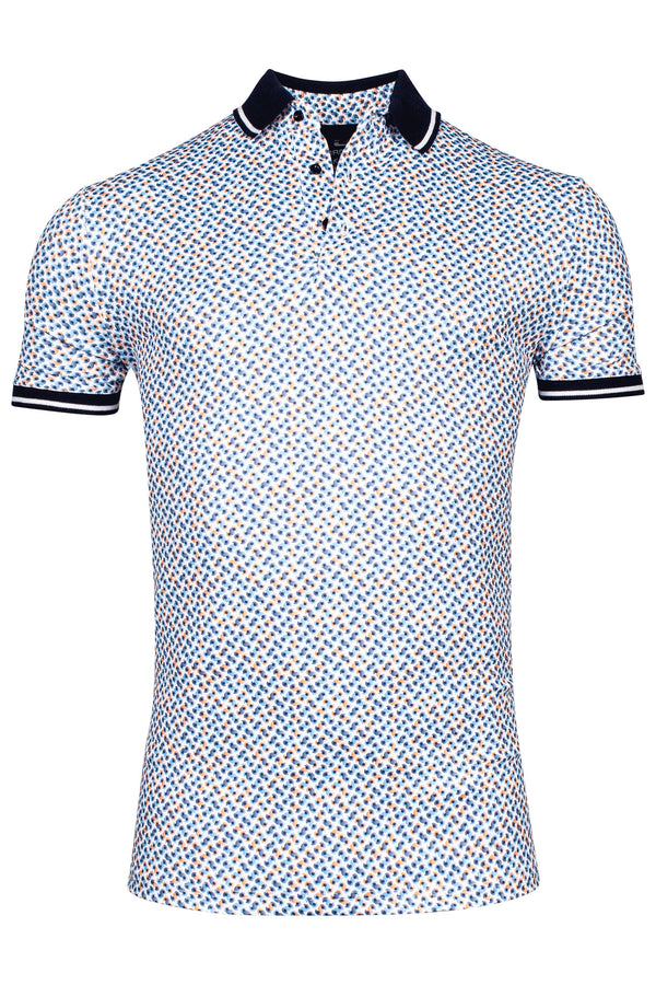 Giordano 'Fabio' Dynamic Flex Polo Shirt - Blue