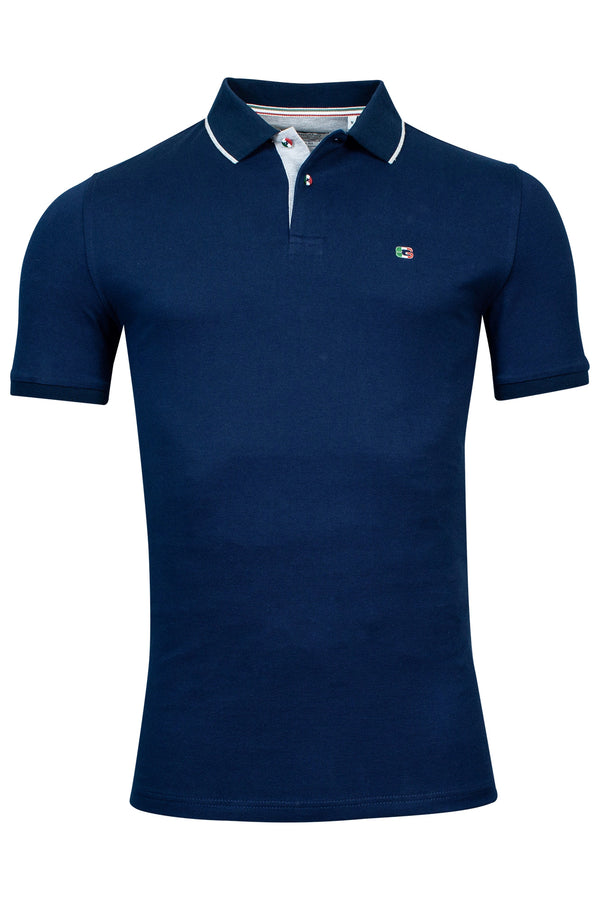Giordano 'Nico' Signature Polo Shirt - Navy Blue