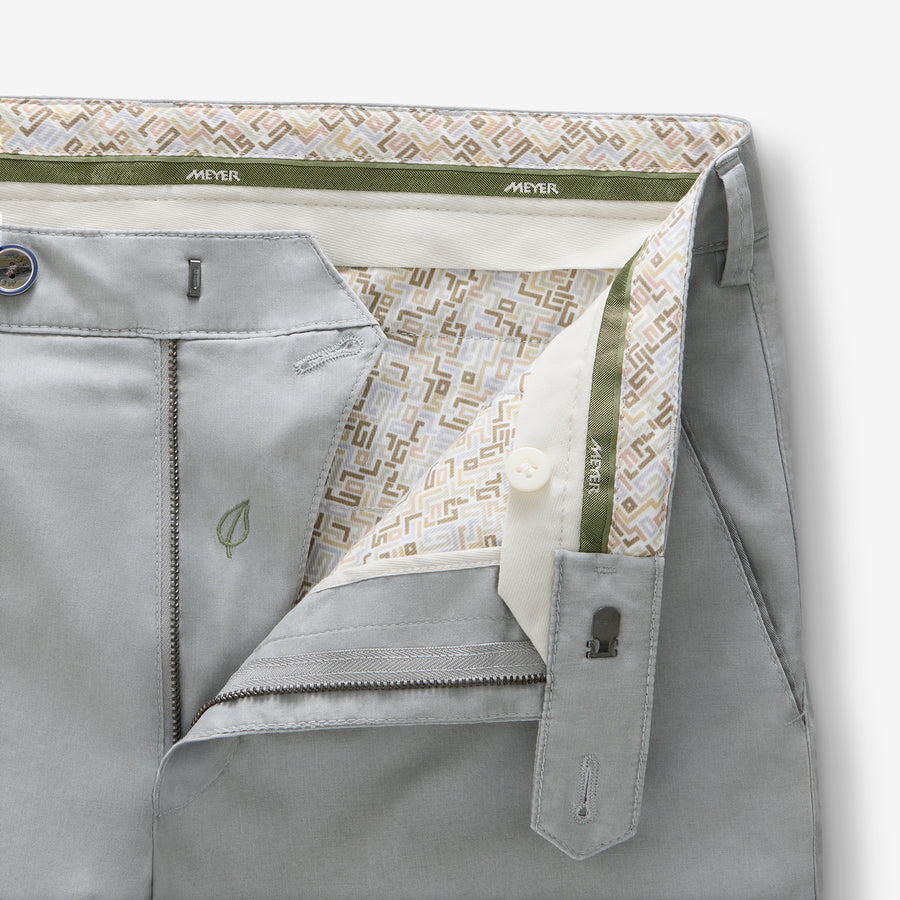 Meyer Oslo Organic Cotton Chino Trousers – Grey