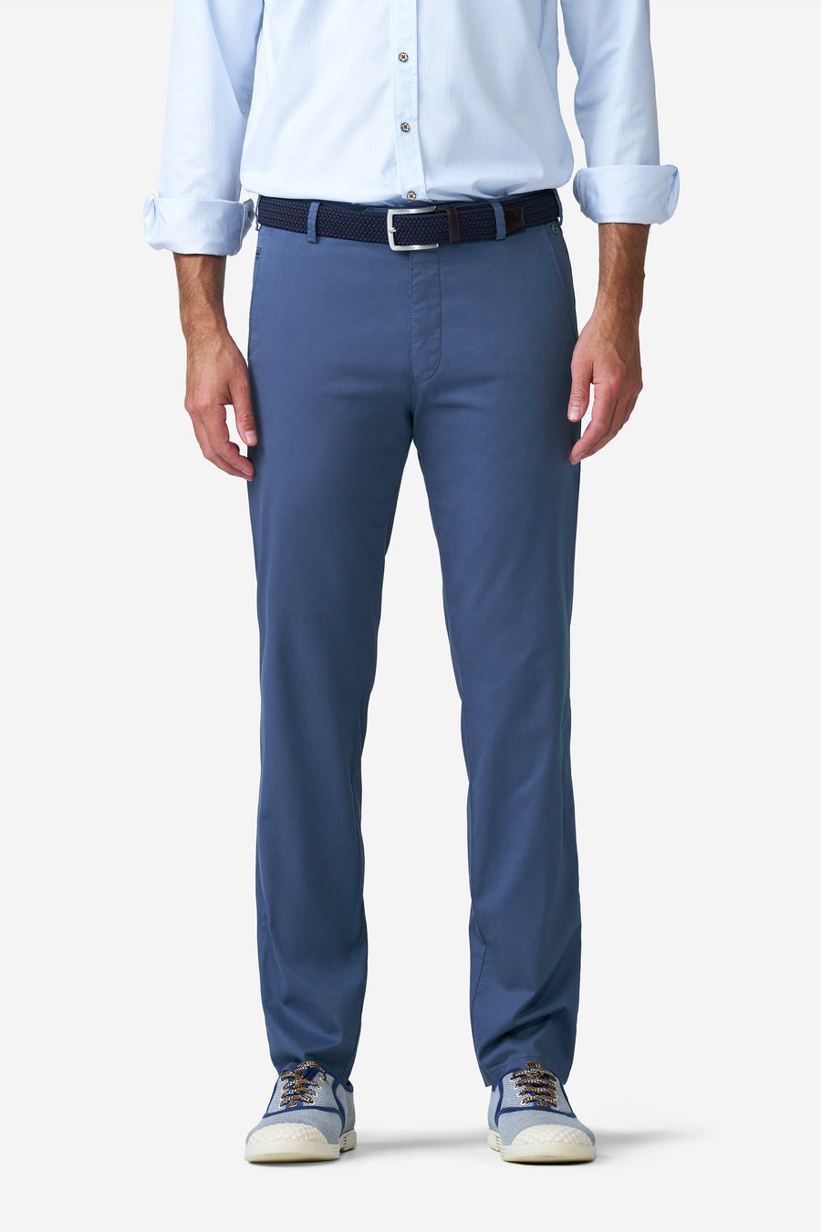 Meyer Bonn Chino Trousers – Blue