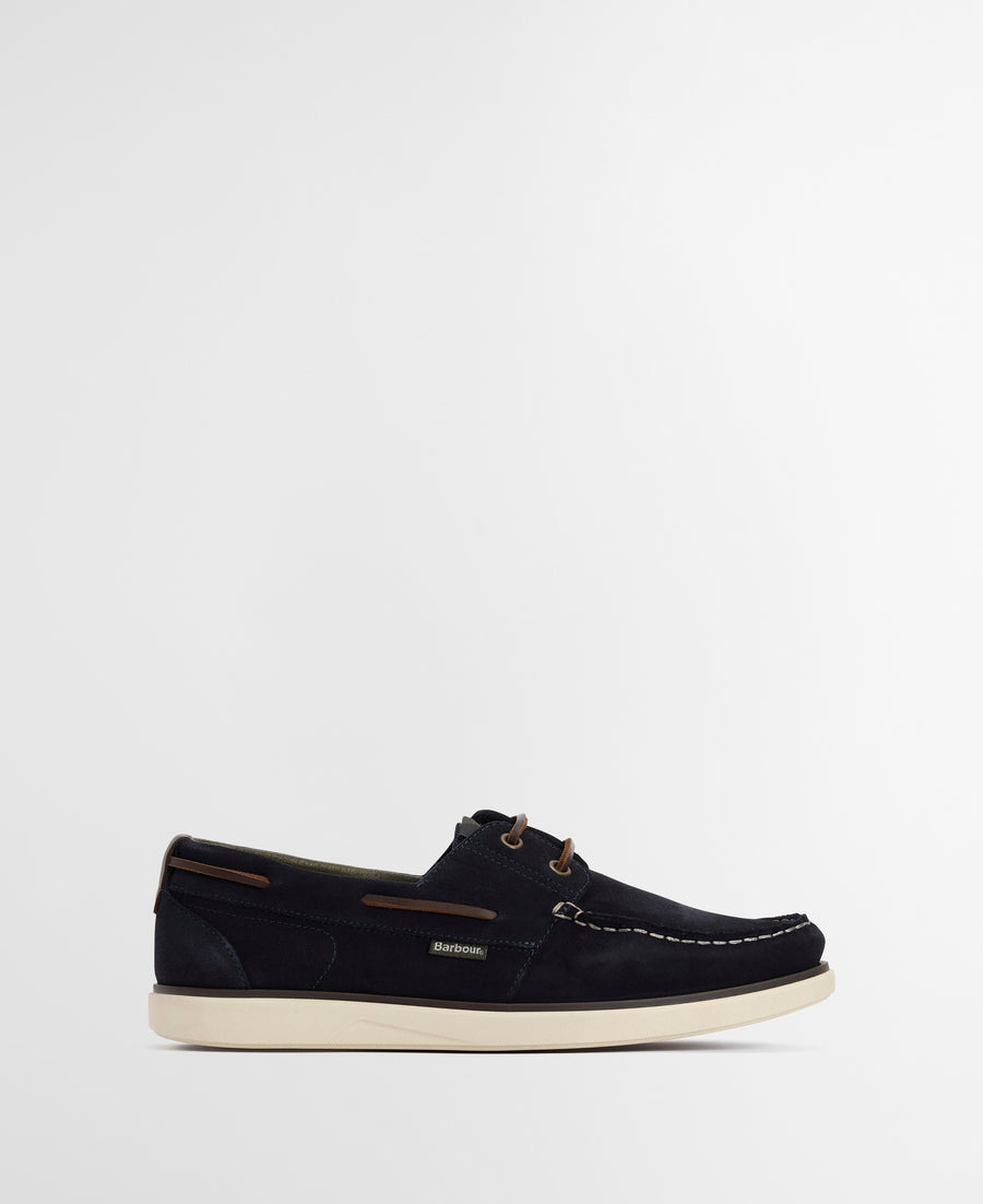 Barbour Rothley Boat Shoe - Navy Suede