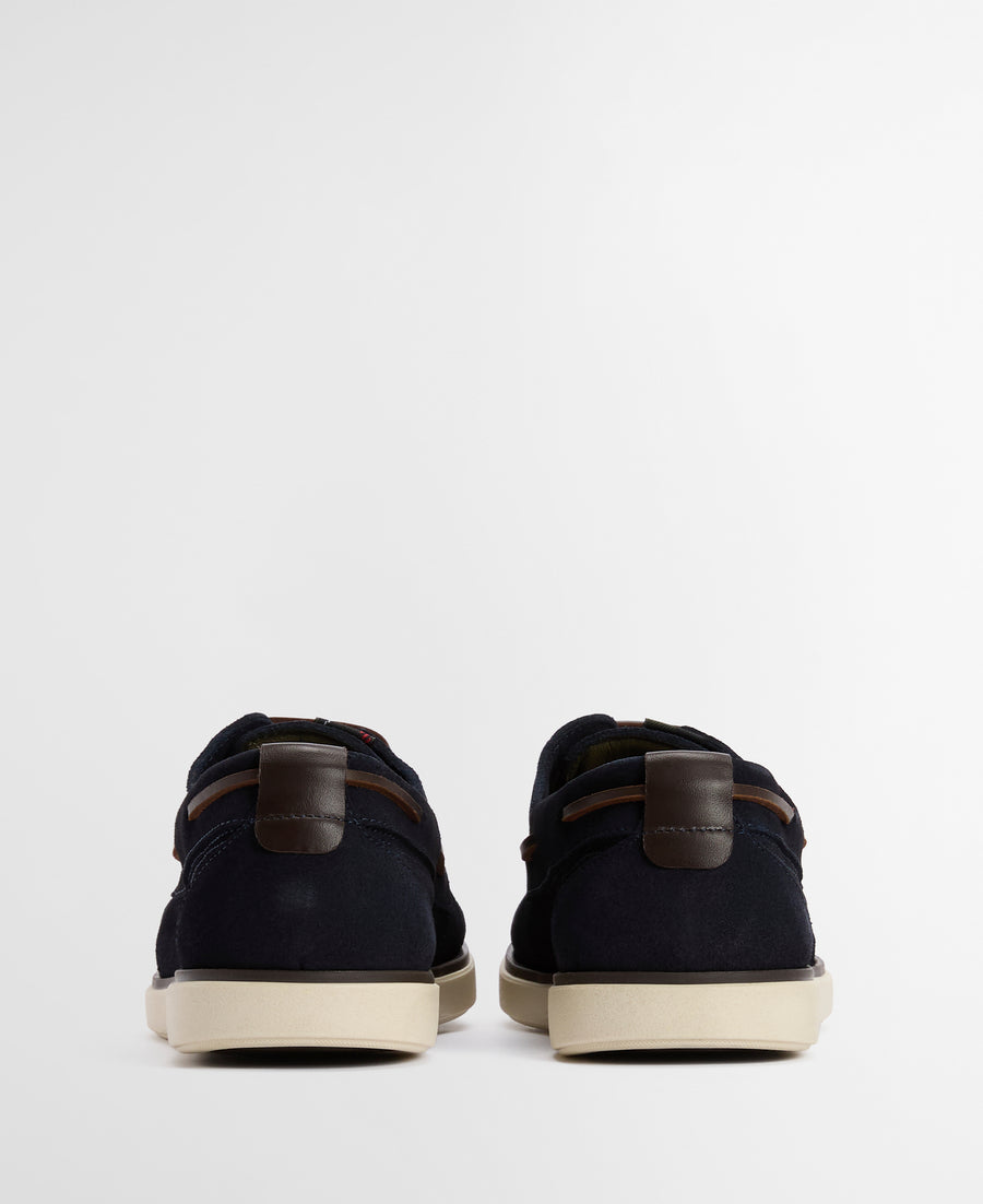 Barbour Rothley Boat Shoe - Navy Suede
