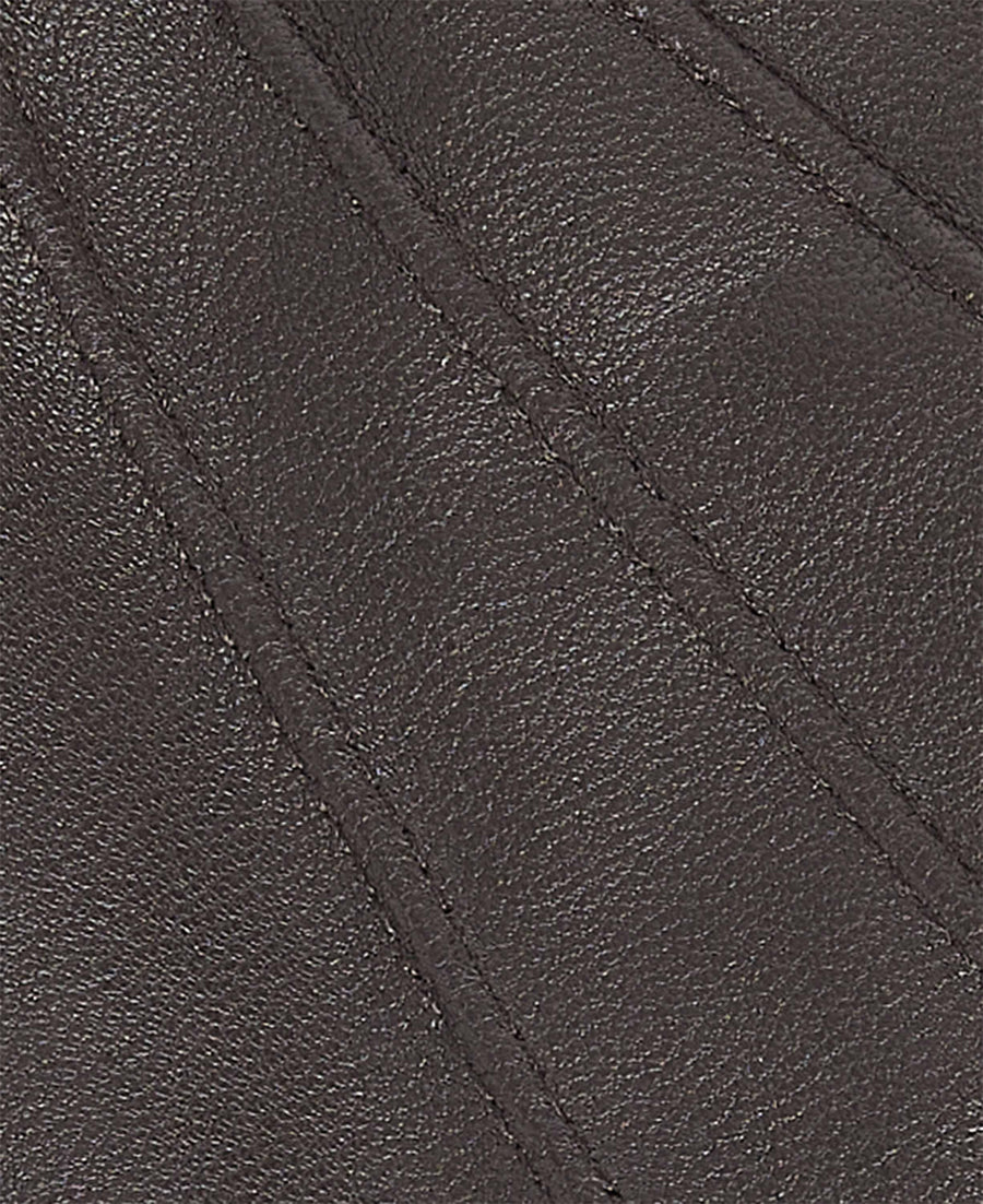 Barbour Burnished Leather Thinsulate Gloves - Brown