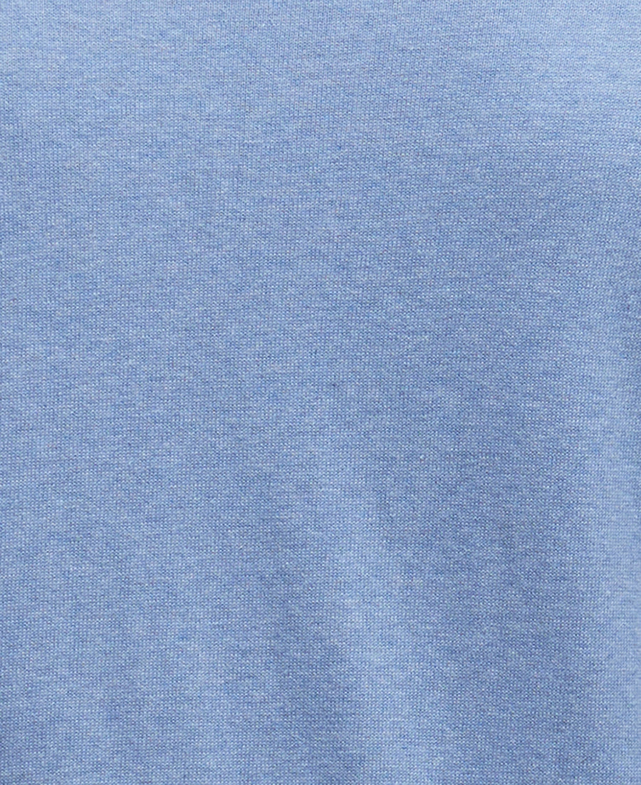 Barbour Pima Cotton Crew Neck Sweater - Dark Chambray