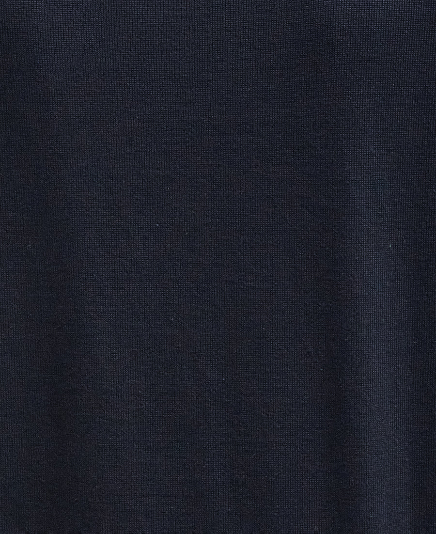 Barbour Pima Cotton Crew Neck Sweater - Navy