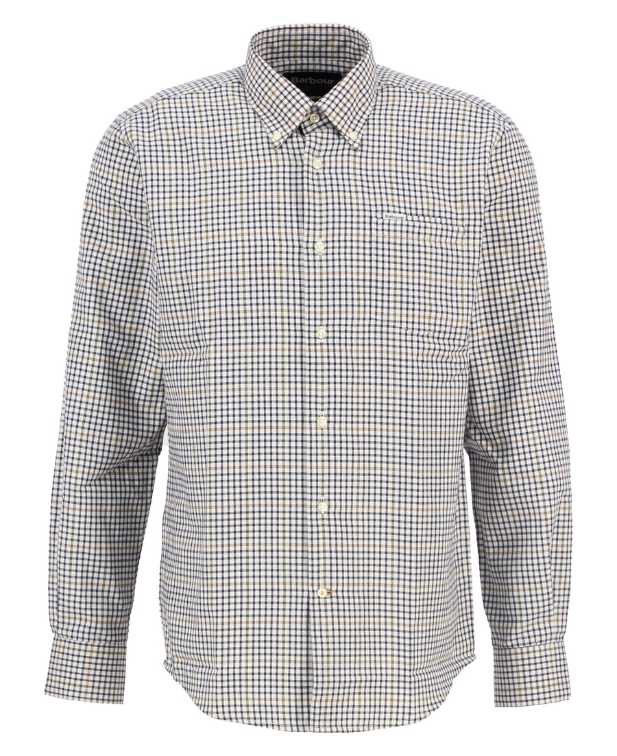 Barbour Henderson Thermo Weave Shirt - Whisper White