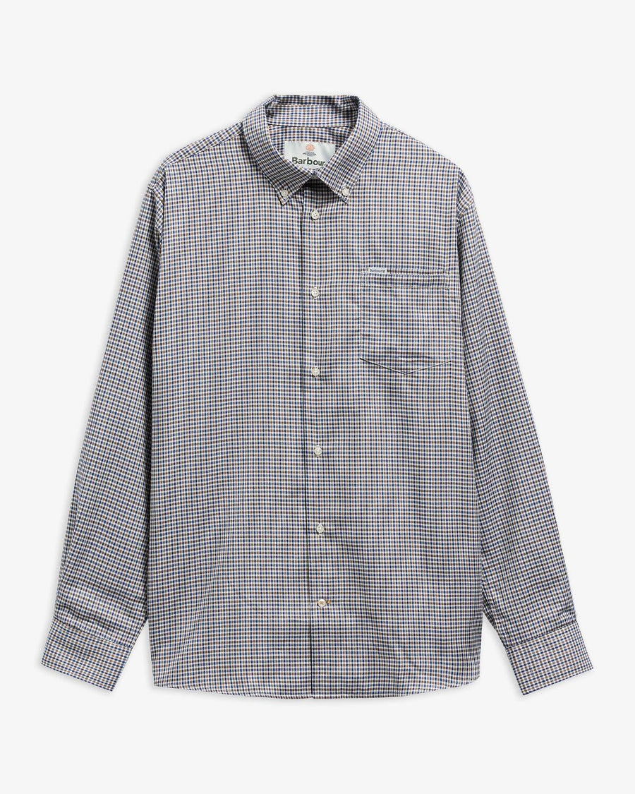 Barbour Barnard Check Shirt - Deep Blue