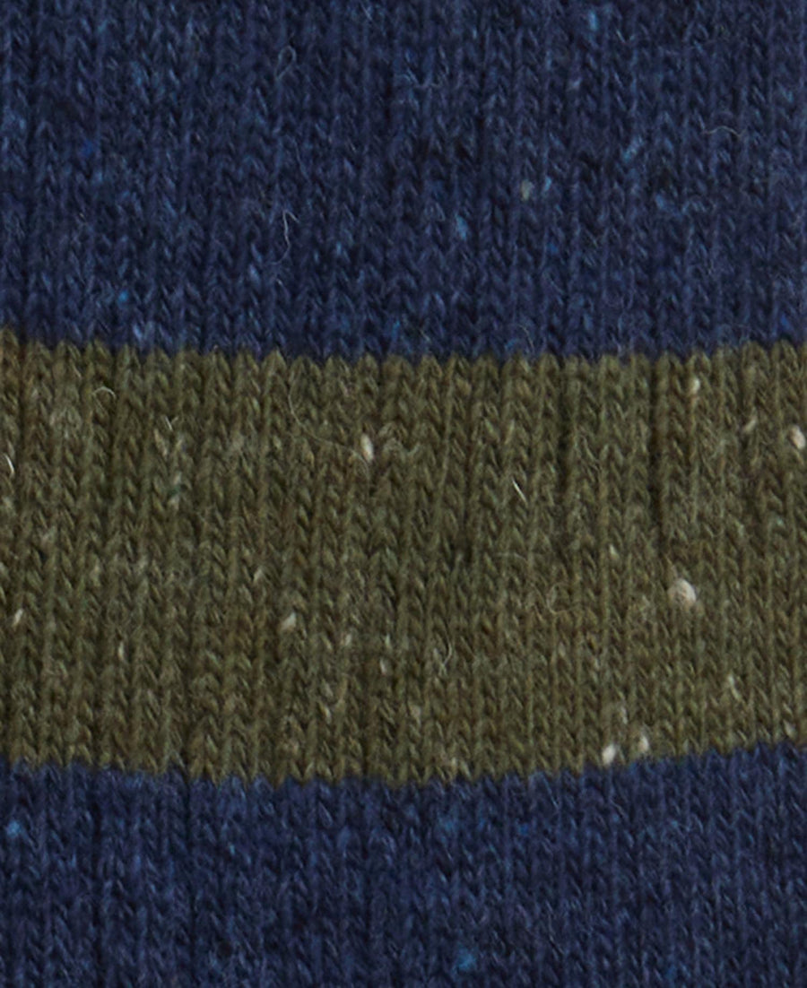 Barbour Houghton Stripe Socks - Green