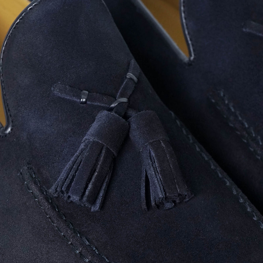 Magnanni Estepa II Suede Tassel Loafer - Navy