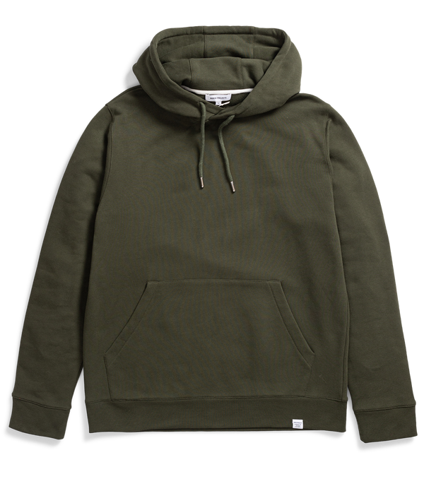 Norse Projects Vagn Slim Organic Hoodie - Green
