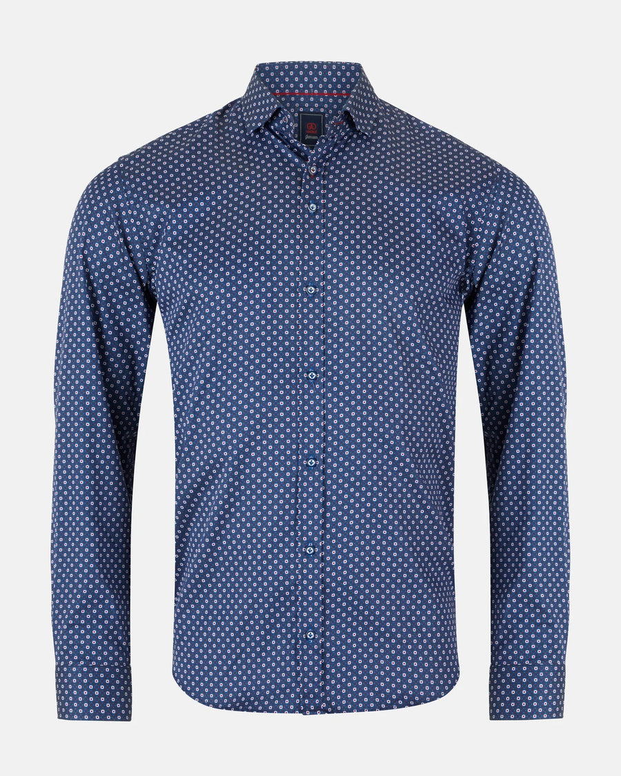 Andre Nevada Casual Shirt - Burgundy