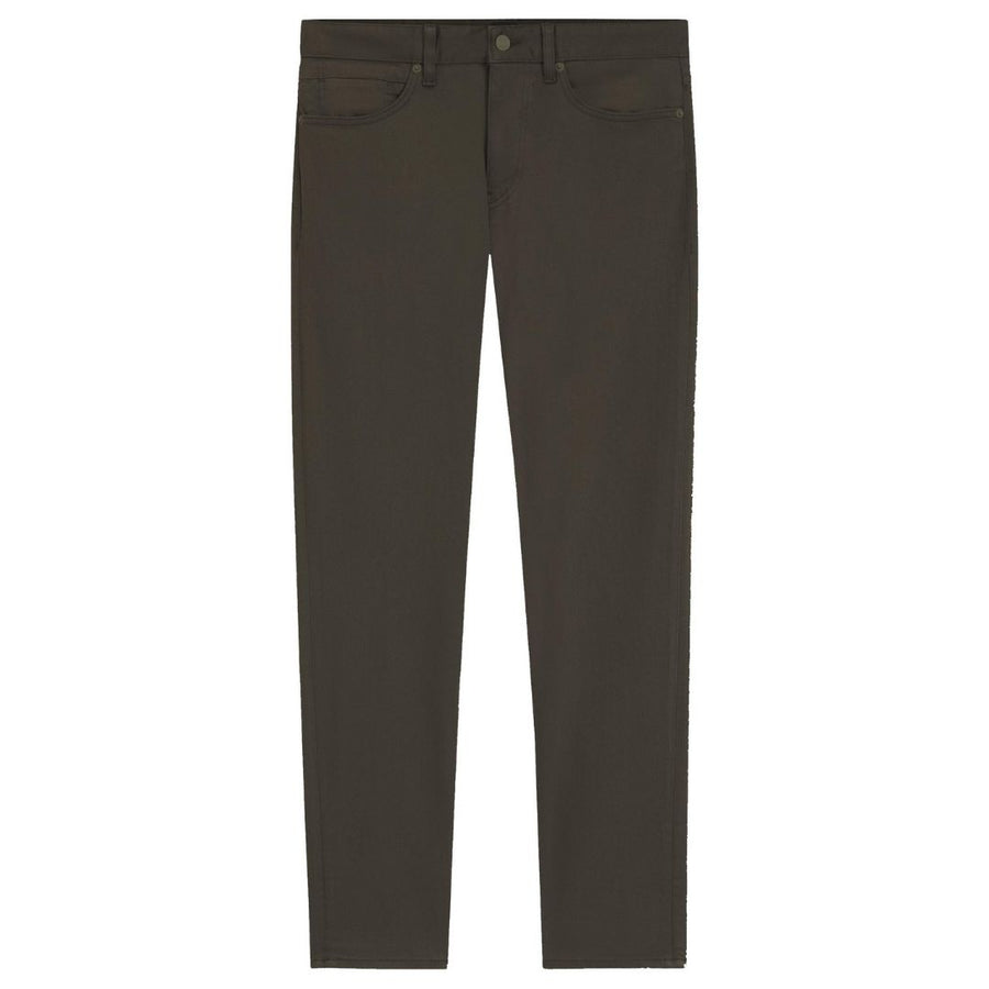 BOSS Delaware Slim Fit Twill Trousers – Green