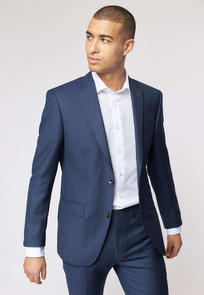 Roy Robson Regular Fit Reda Wool Suit Jacket - Blue