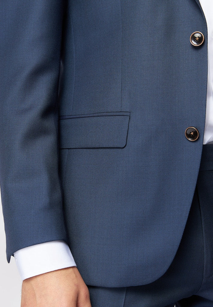 Roy Robson Regular Fit Reda Wool Suit Jacket - Blue