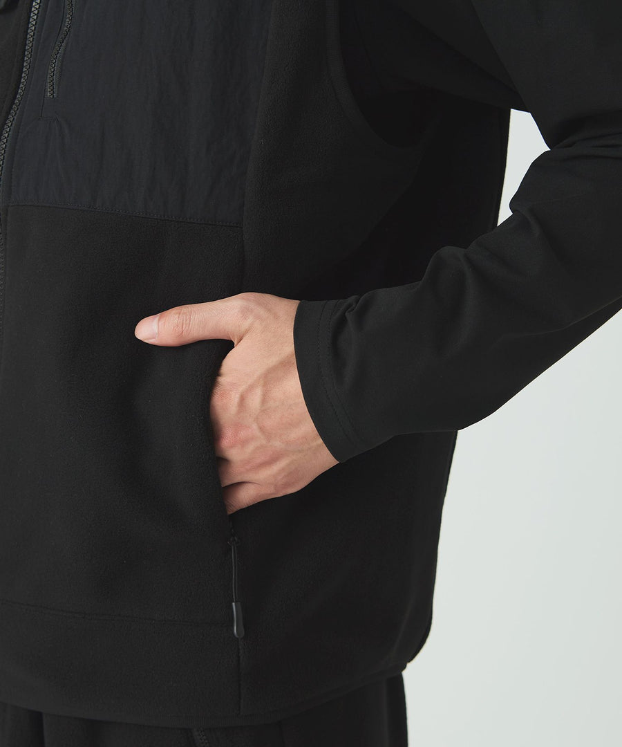 Snow Peak MofM Fleece Vest - Black