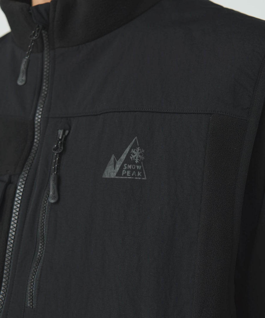 Snow Peak MofM Fleece Vest - Black