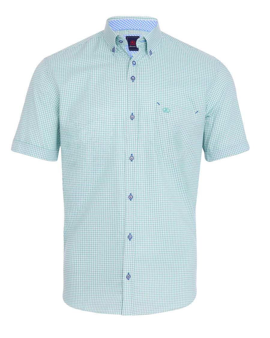 Andre Foyle Short Sleeve Casual Shirt - Green