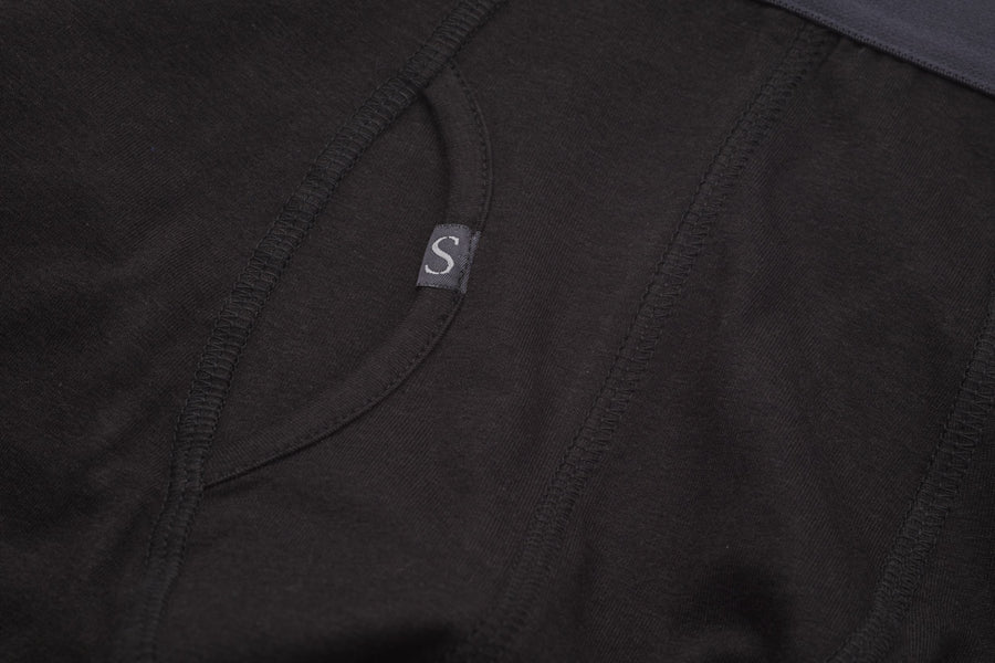 STÓR Bamboo Luxe Boxer Briefs - Black